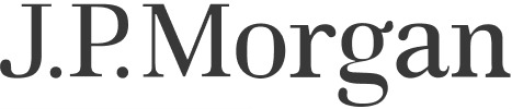 J.P. Morgan logo on white background.