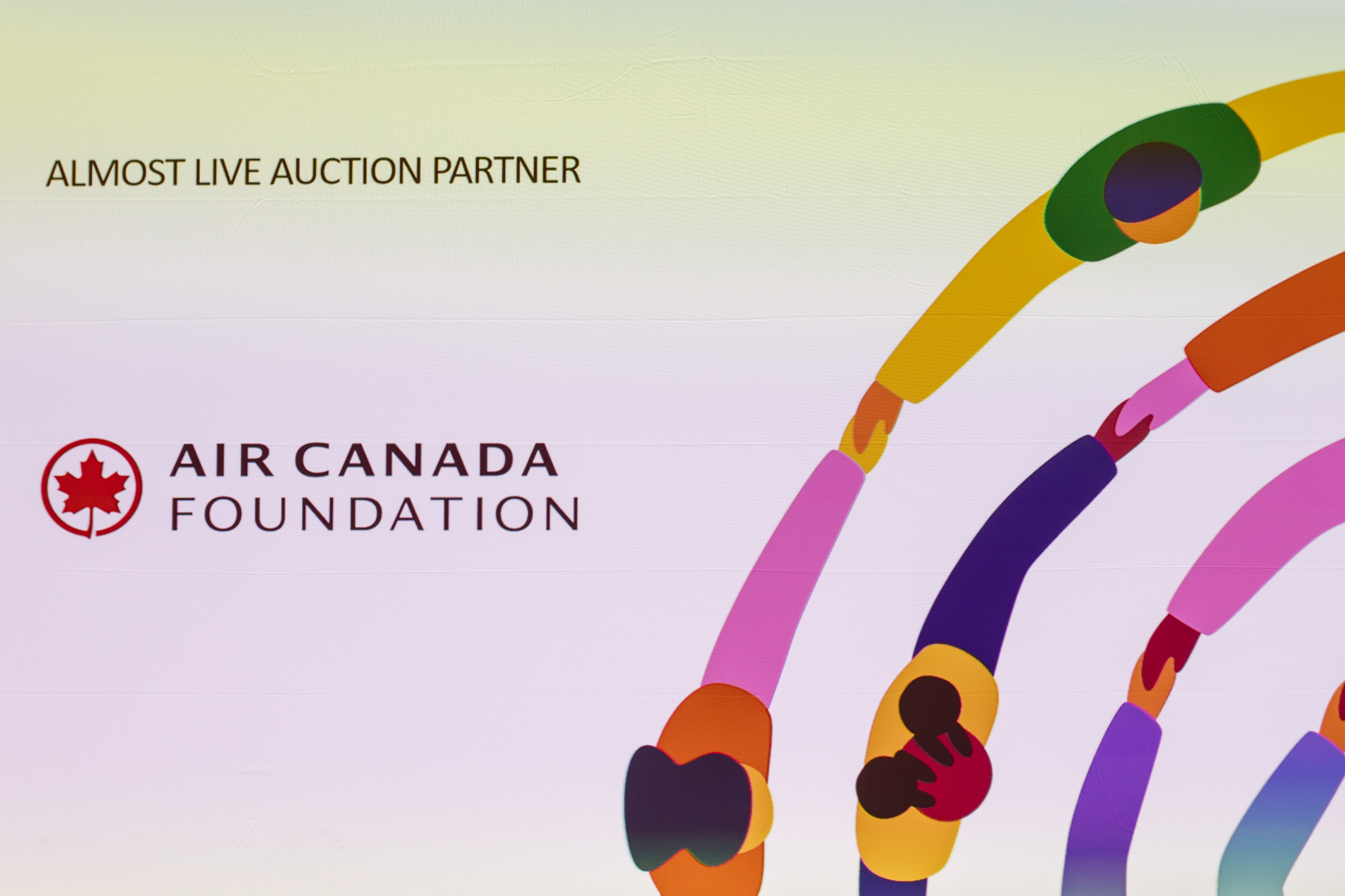 Auction partner for Air Canada Foundation.