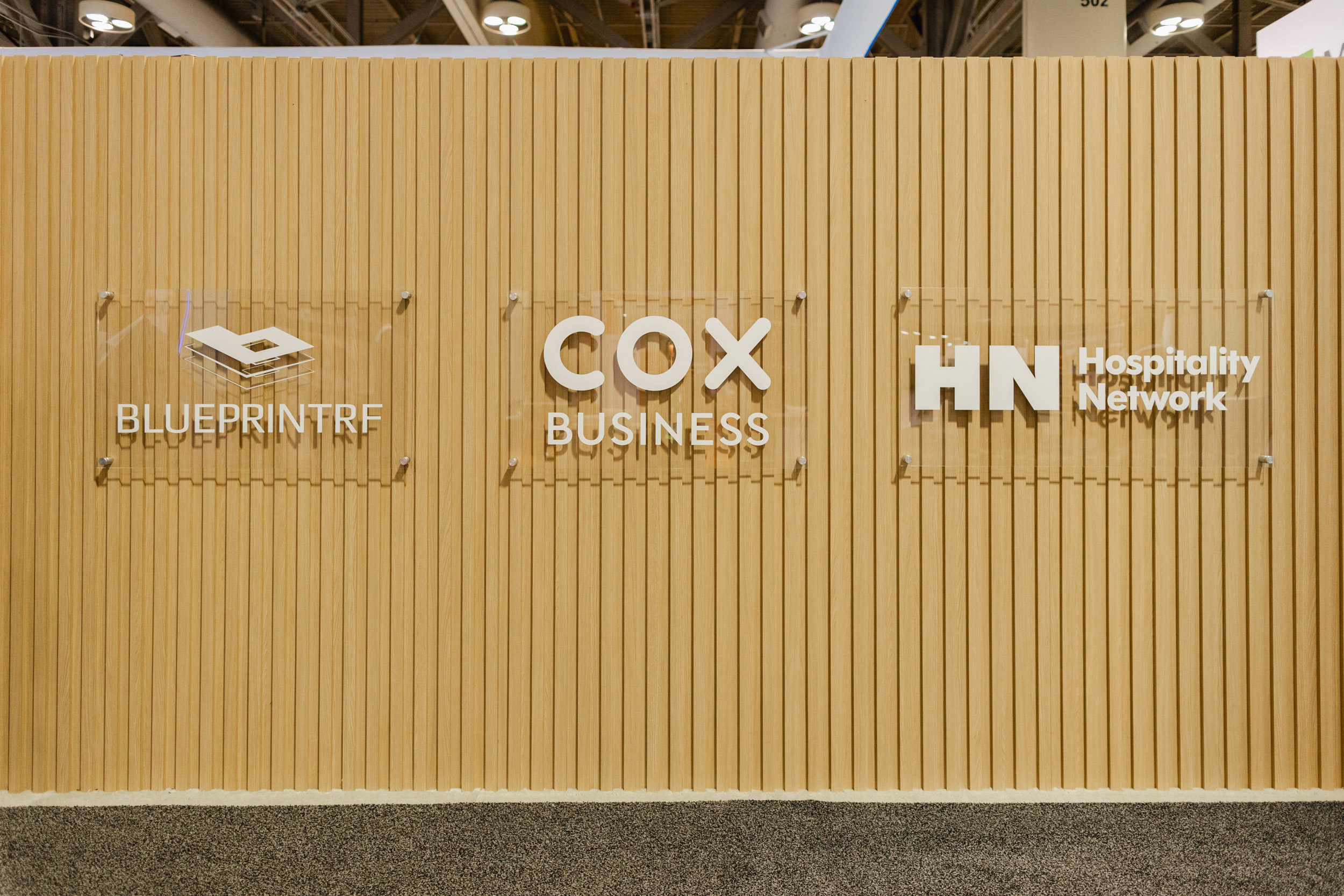 Cox business booth at Toronto Trade show.