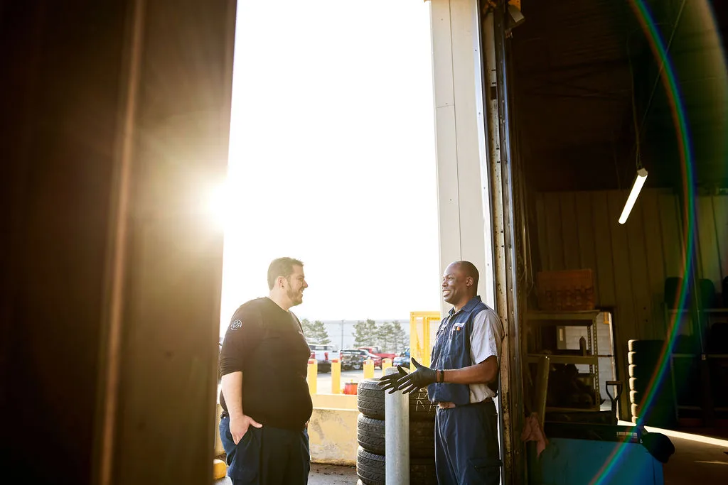 Warehouse, talking