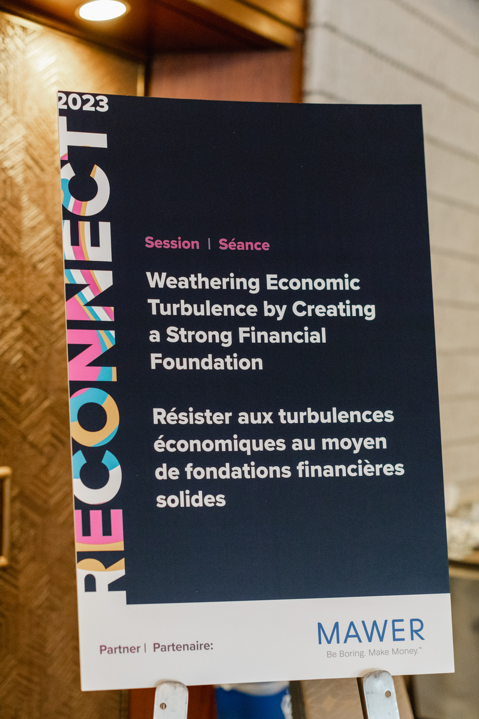 Capturing the essence of economic fluctuations and financial stability through conference photography.