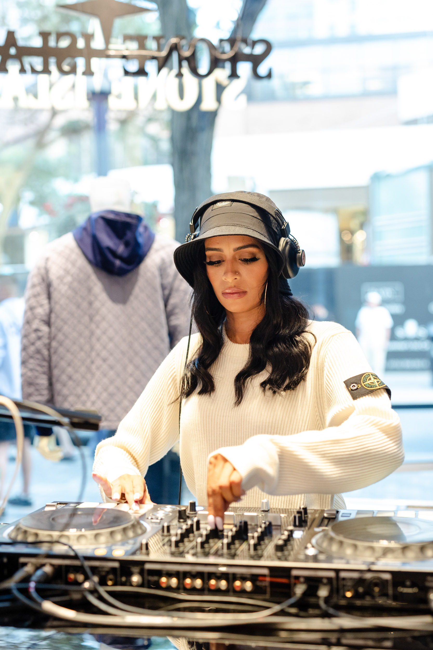 photo of a DJ at Stone ISland Event in Yorkville