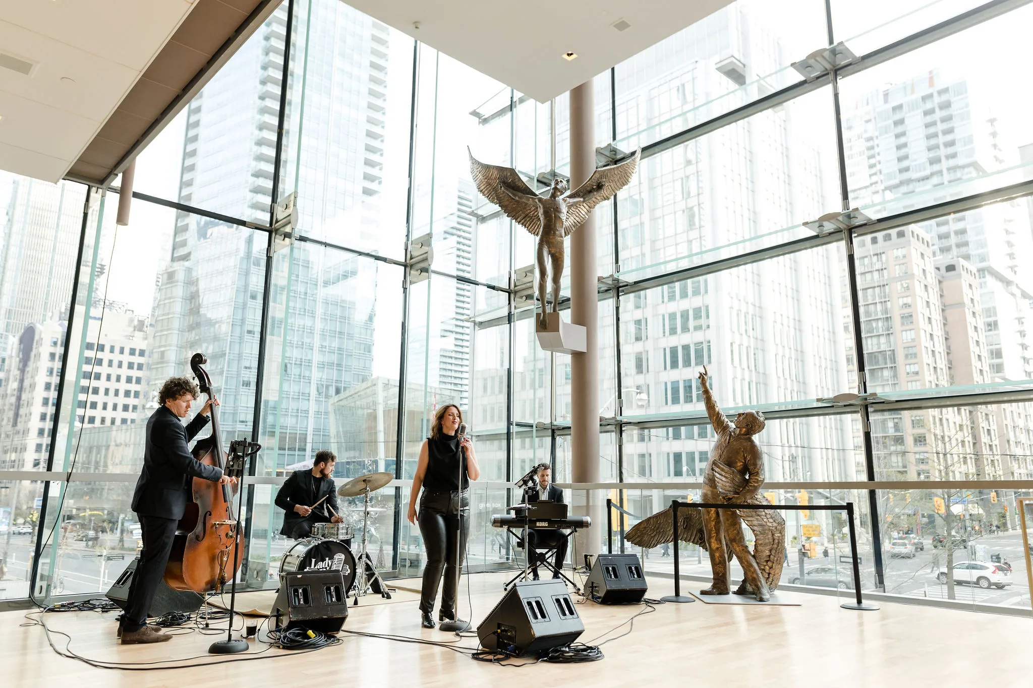 music, large building