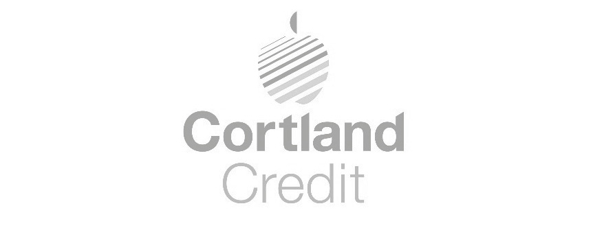 Corporate photography of Cortland credit logo on a white background.