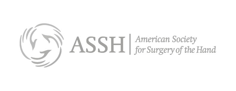 The corporate logo of the American Society for Surgery of the Hand.