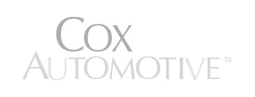 Corporate photography of the Cox automotive logo on a white background.