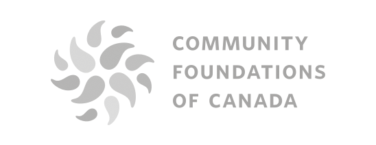 Community foundations of Canada logo featuring corporate photography.