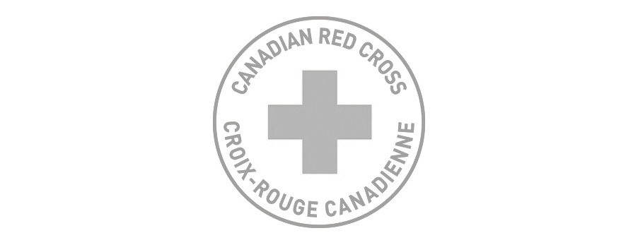 A photo of the Canadian Red Cross logo for corporate purposes.