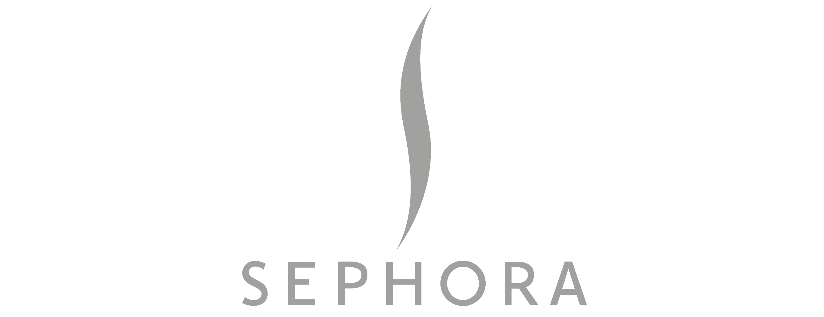 Sephora logo on a white background for corporate photography.