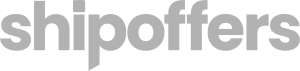 Gray text that says "shipoffers" in a modern, sans-serif font, evoking the sleek professionalism of corporate photography.